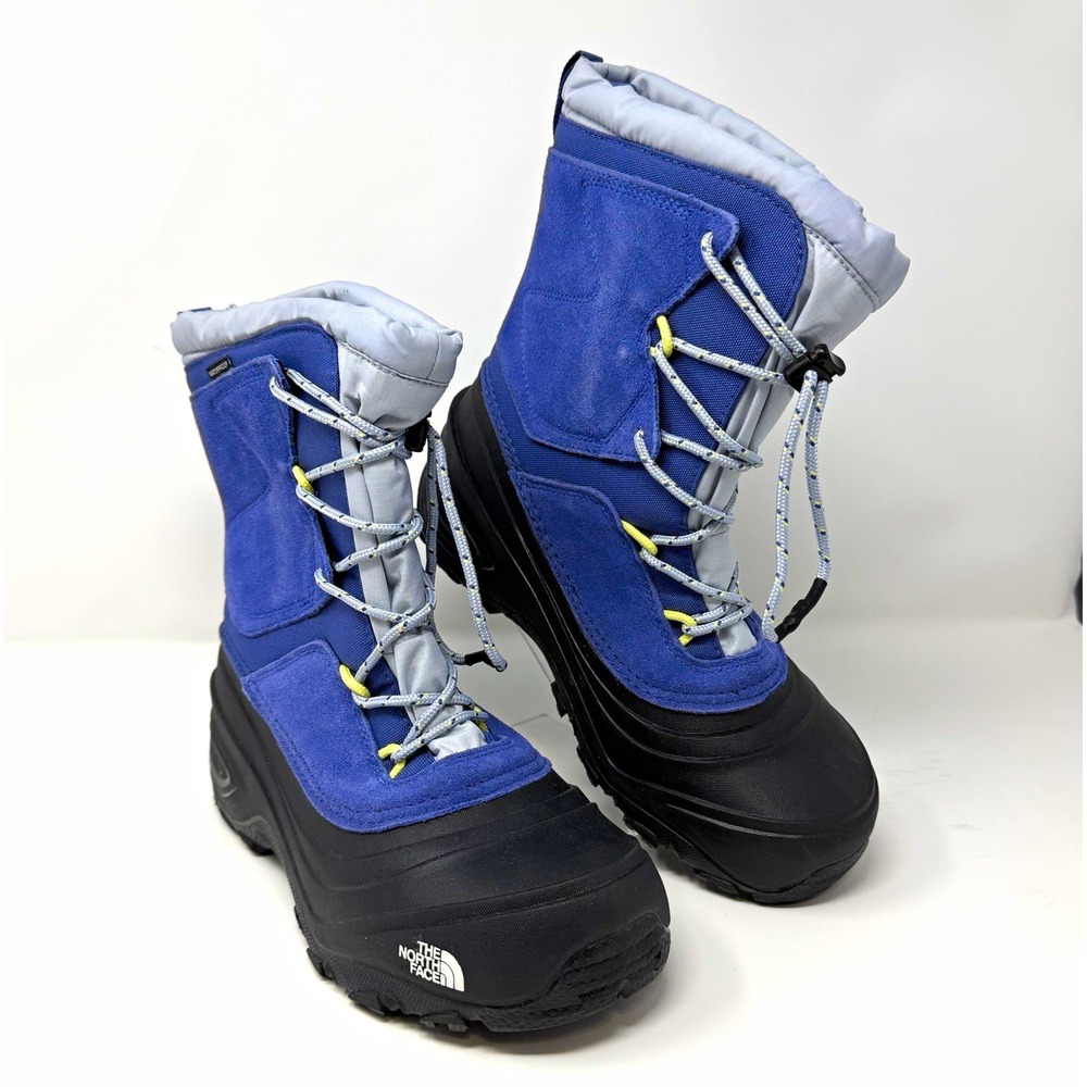 The North Face Womens Waterproof Insulated Snow Boots Blue NF0A5LXF Size 7 US